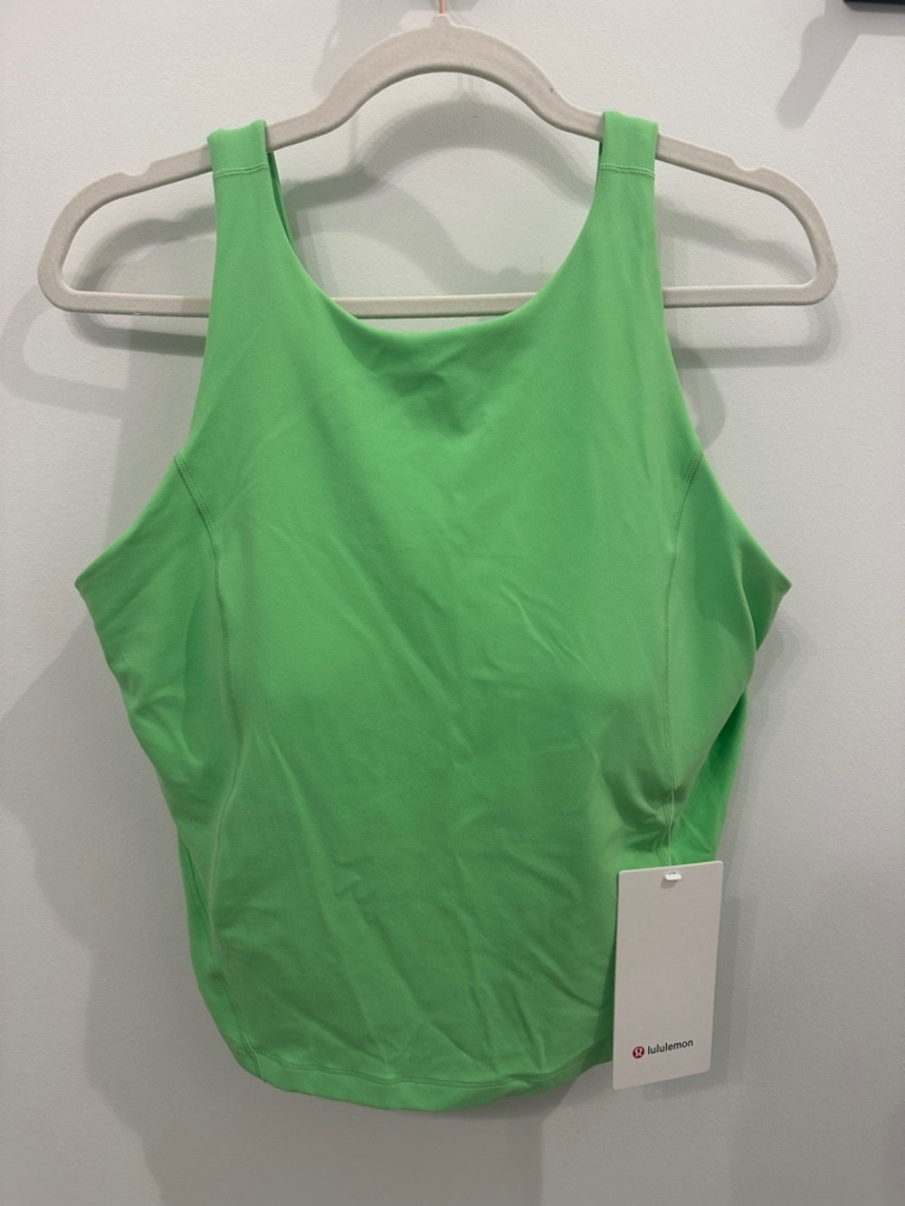 NWT lululemon athletica Green High-Neck Athletic Tank size 16
